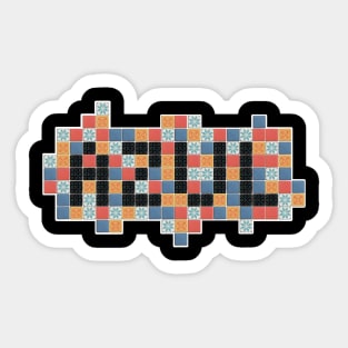 Azul Mosaic Sticker